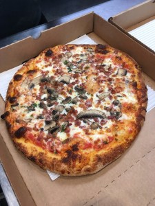 Delicious pizza!